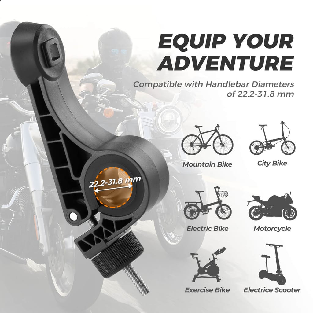 ROCKBROS HW-180 Bike Phone Holder – fits 4.5–7.2 inch phones by ROCKBROS US