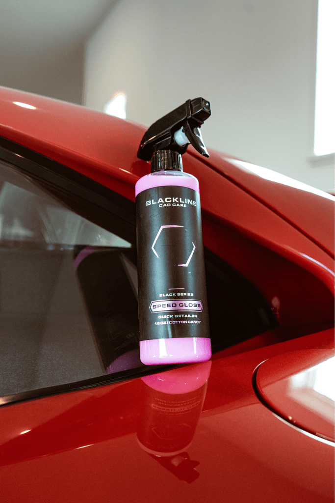 Speed Gloss Quick Detailer for Exterior Touch-Ups - by Blackline Car Care - Spectral Designs