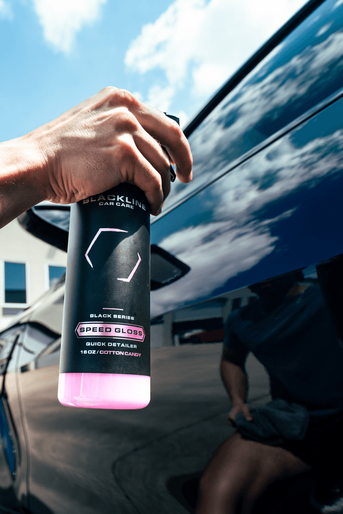 Speed Gloss Quick Detailer for Exterior Touch-Ups - by Blackline Car Care - Spectral Designs