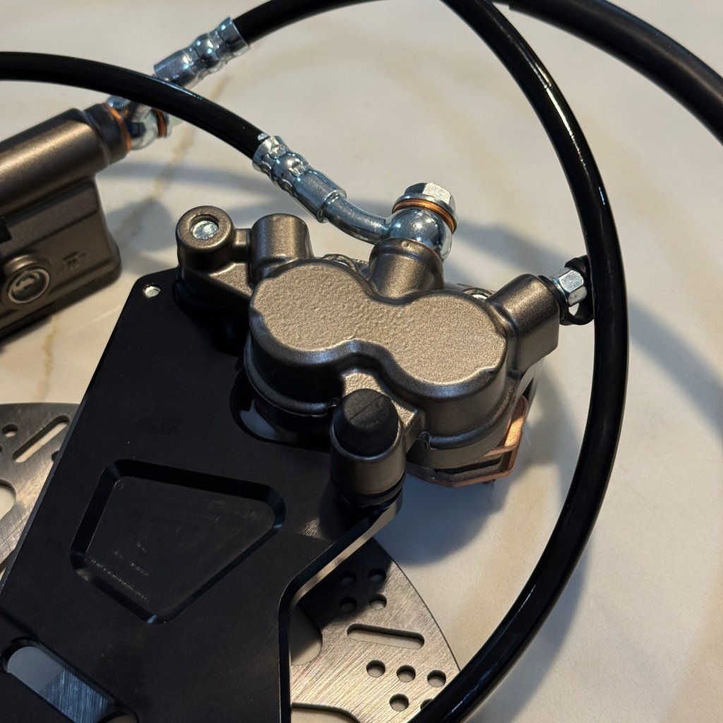 Talaria Ultra Bee Brake Kit – rear brake upgrade, pre-bled - Spectral Designs