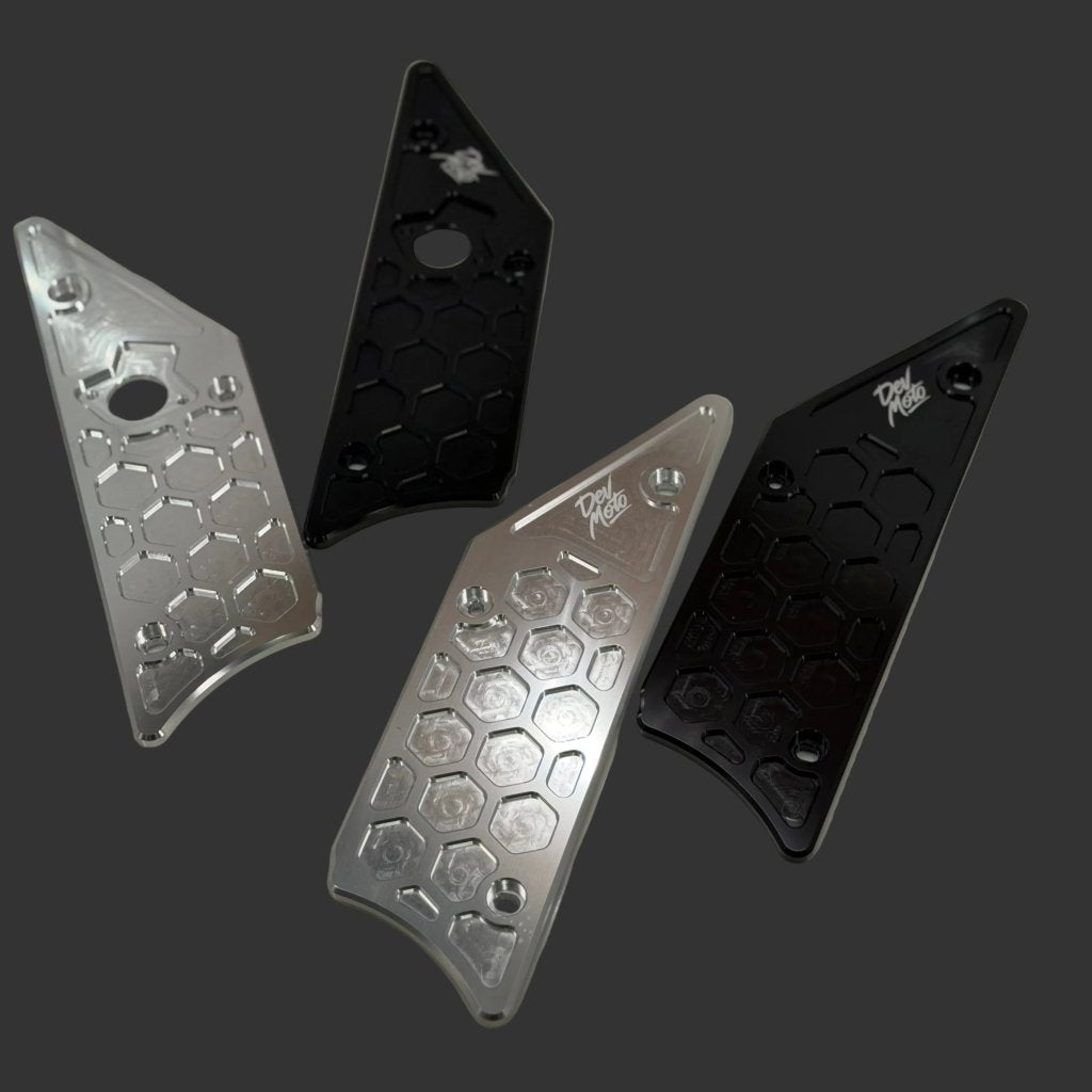 Talaria XXX Metal Side Panels – Black and Silver - Spectral Designs