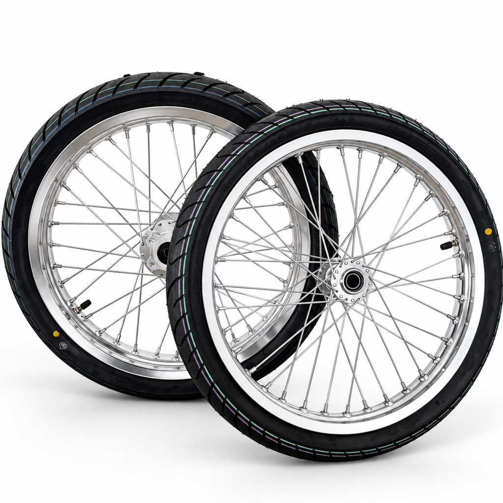 Kit Supermoto 17 pouces chromé CST - Sur-Ron LBX & E-Ride Pro