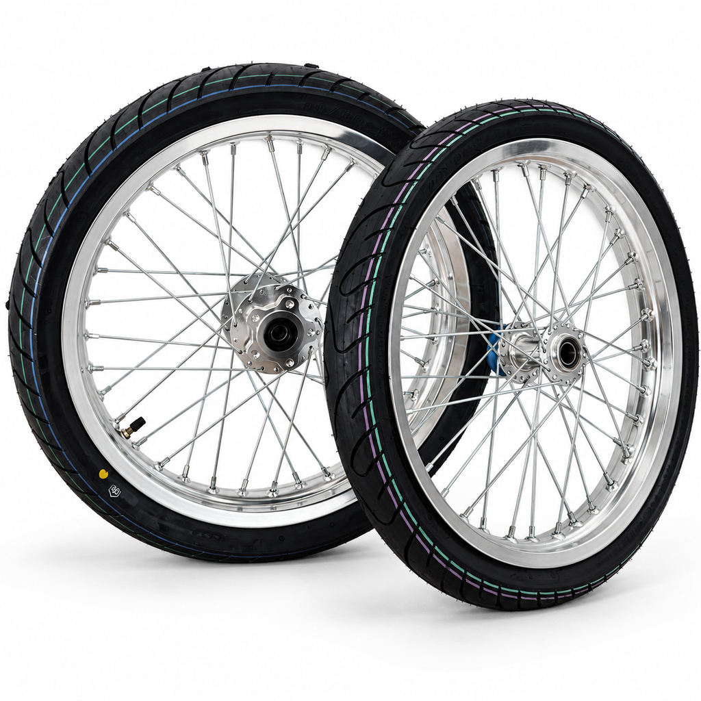 Kit Supermoto 17 pouces chromé CST - Sur-Ron LBX & E-Ride Pro