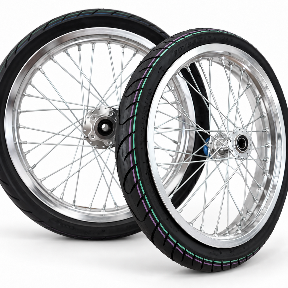 Kit Supermoto 17 pouces chromé CST - Sur-Ron LBX & E-Ride Pro