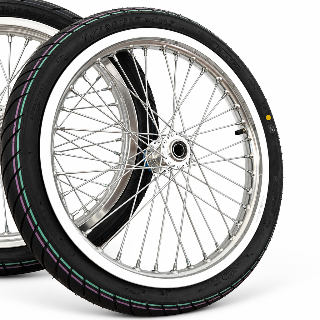 Kit Supermoto 17 pouces chromé CST - Sur-Ron LBX & E-Ride Pro