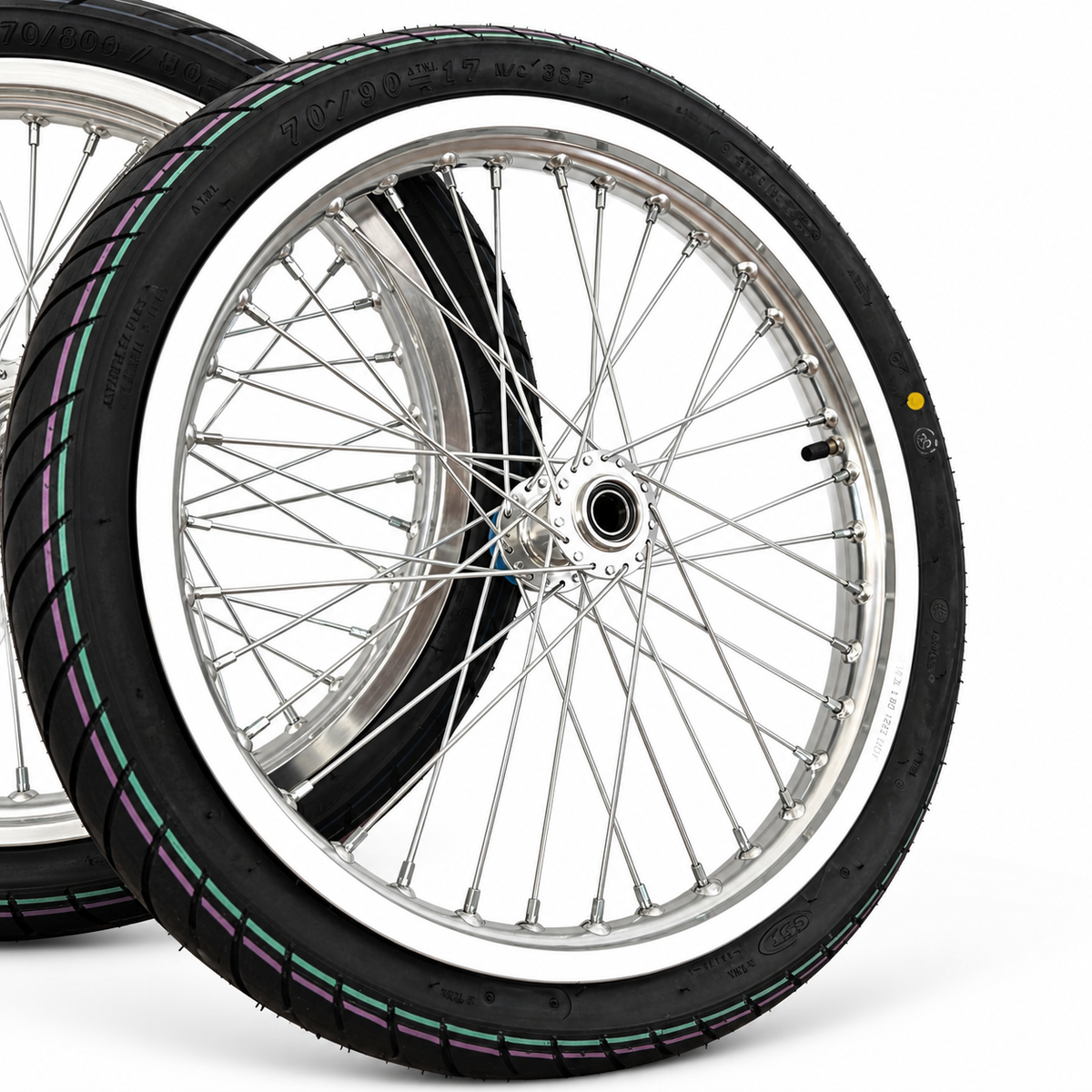 Kit Supermoto 17 pouces chromé CST - Sur-Ron LBX & E-Ride Pro