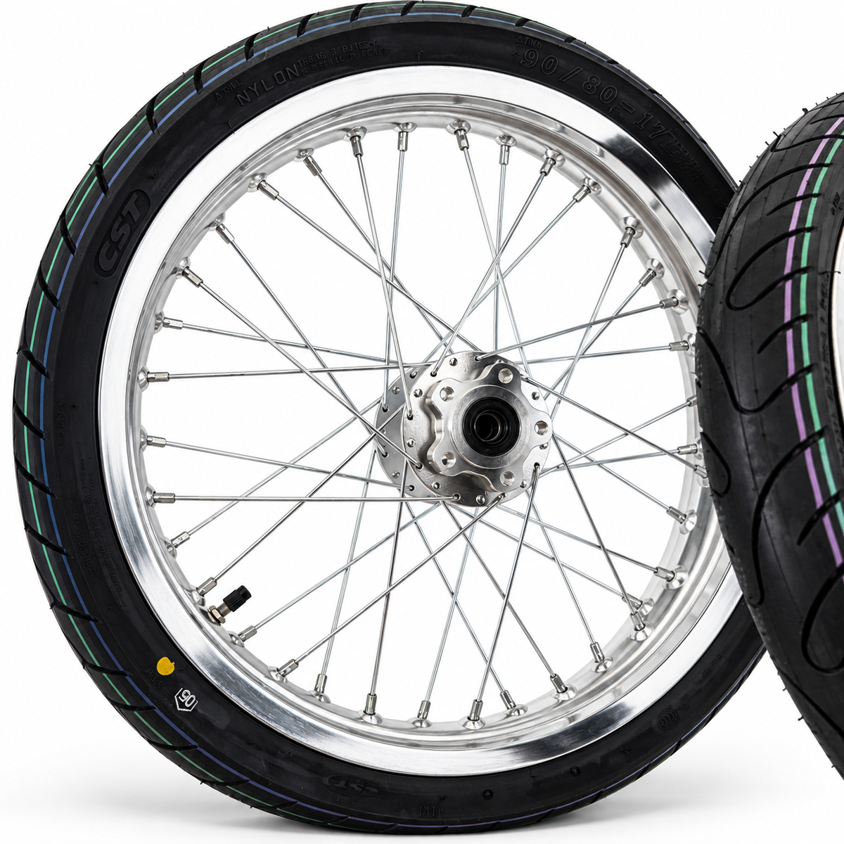 Kit Supermoto 17 pouces chromé CST - Sur-Ron LBX & E-Ride Pro